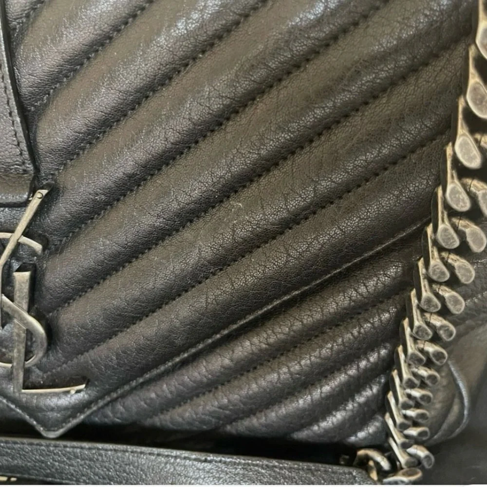 Yves Saint Laurent College Large Shoulder Bag - Picture 4 of 5